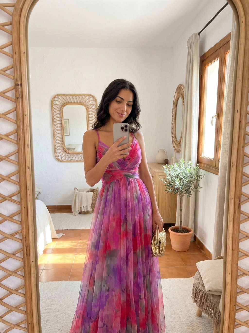 Marina Roca Lola | Vestido largo floral – Rosa – photo 7