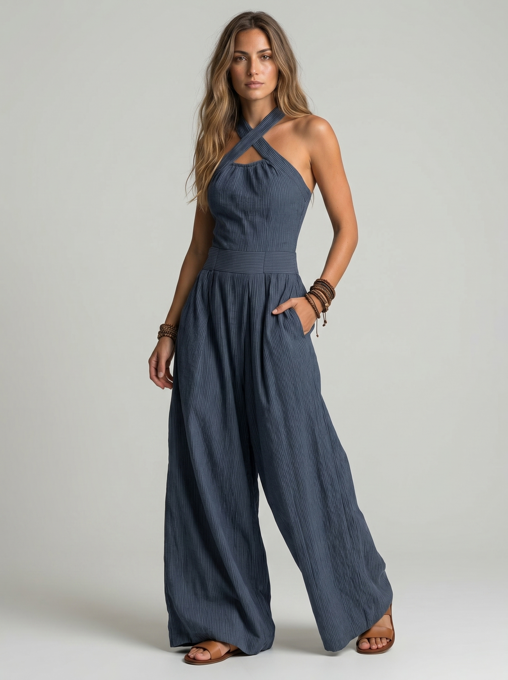 Marina Roca Bianca | Mono elegante con escote cruzado – photo 10