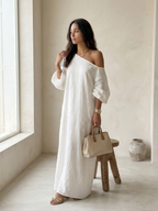 Marina Roca Candela | Vestido largo de lino – photo 3
