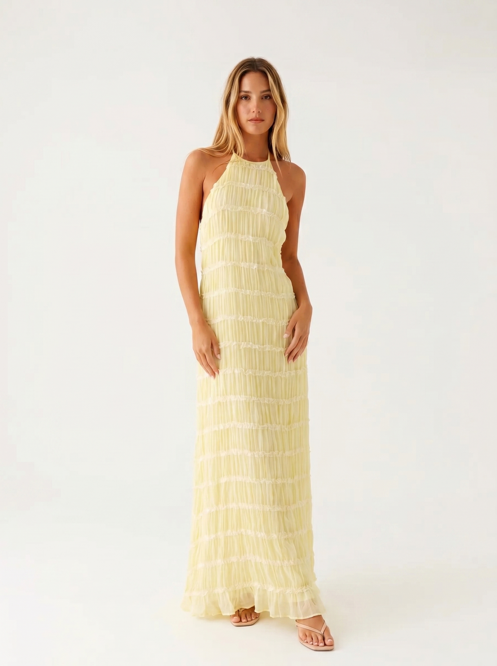 Marina Roca Ángela | Vestido largo de verano – Amarillo – photo 7