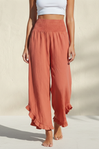 Marina Roca ARENA | Pantalón ancho con volantes – photo 2