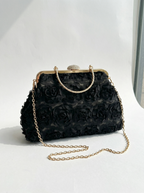 Marina Roca Flora | Bolso de mano elegante – Negro – photo 5