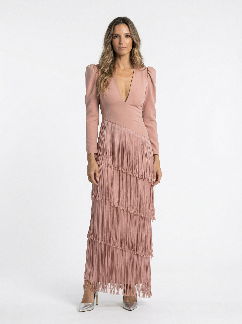 Marina Roca Adriana | Vestido largo para eventos – Rosa – photo 10
