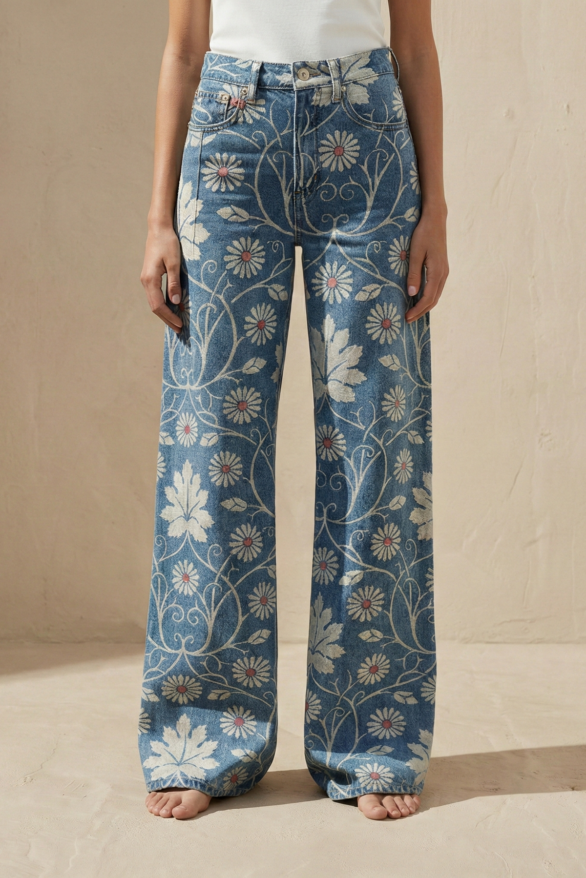 Marina Roca BELLANZA | Pantalones bohemios vintage – photo 2