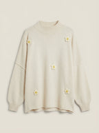 AYZA Luno - Sudadera Pullover con Flores – photo 3