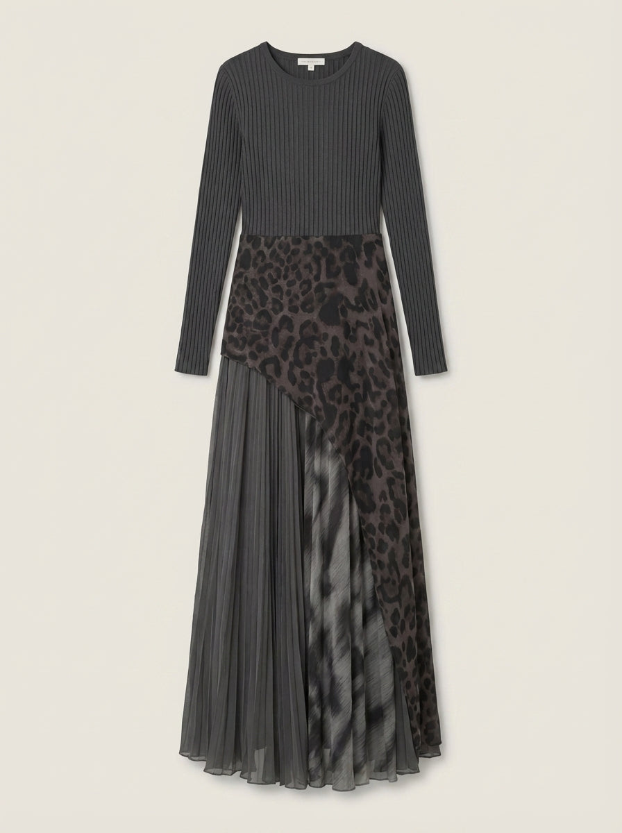 Lunoré Clara - Vestido Largo Leopardo – photo 3
