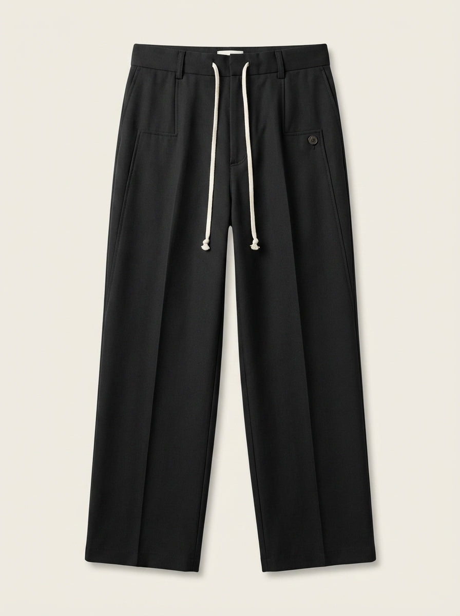 Olivia Sur Marco - Pantalón Elegante con Cordón Ajustable – photo 3