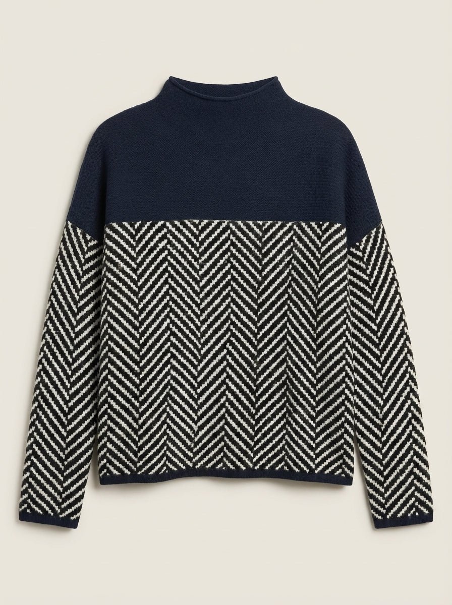 Lunoré Nora - Jersey Elegante de Cuello Alto – photo 3