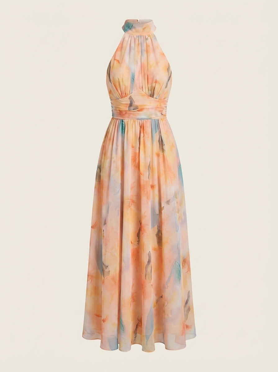Morrison Manchester Esther - Vestido Halter con Estampado Acuarela – photo 3