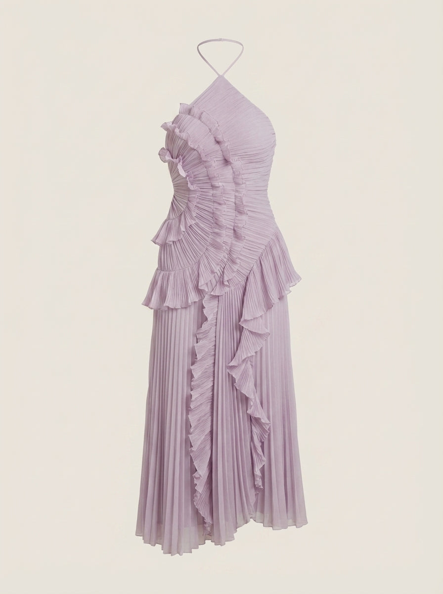 Vielha Shop Rosé - Vestido Largo Plisado – photo 3
