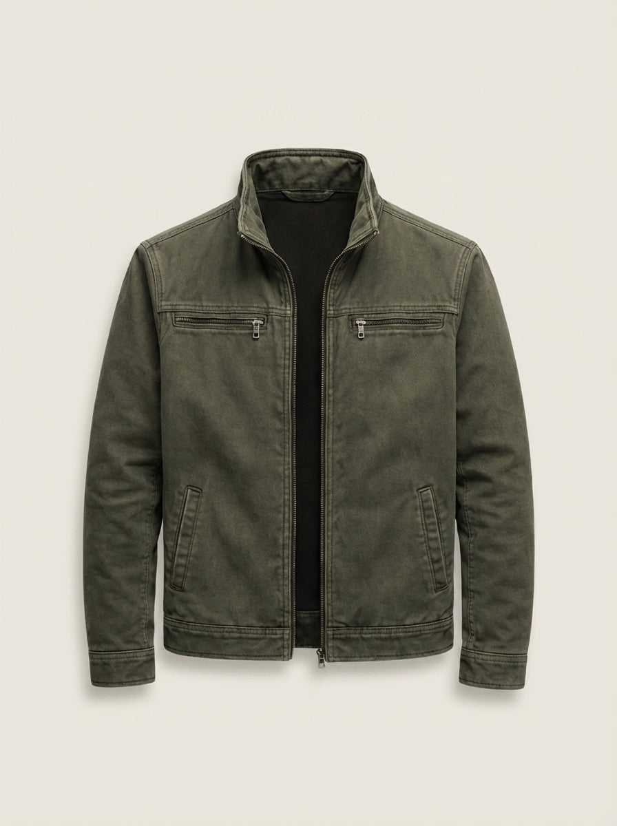 Vellmont Fashion Carlos - Chaqueta Vintage de Algodón con Cremallera – photo 3
