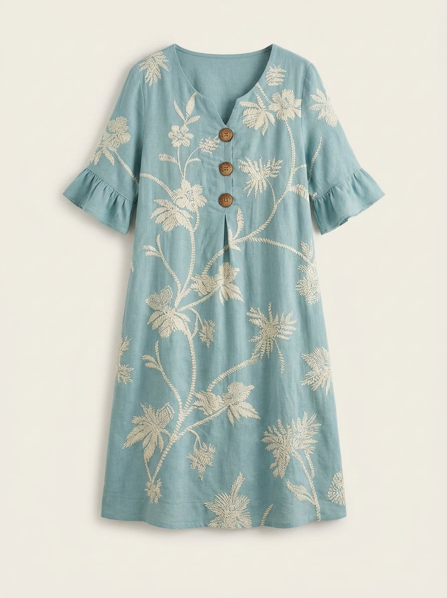 Medina Córdoba Luisa - Vestido Informal con Estampado Floral – photo 3