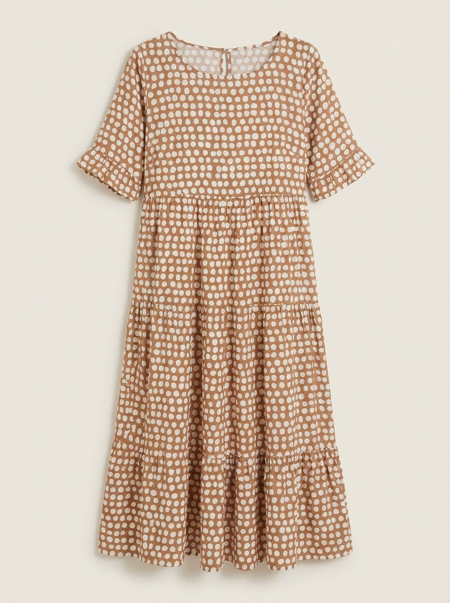 Clara Sevilla Zara - Vestido Midi de Manga Corta – photo 3