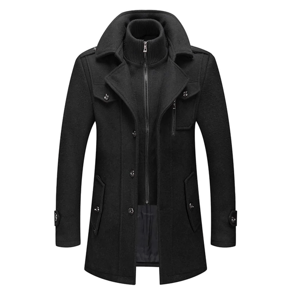 Marina Roca Darío | Abrigo Elegante de Invierno – Negro – photo 2