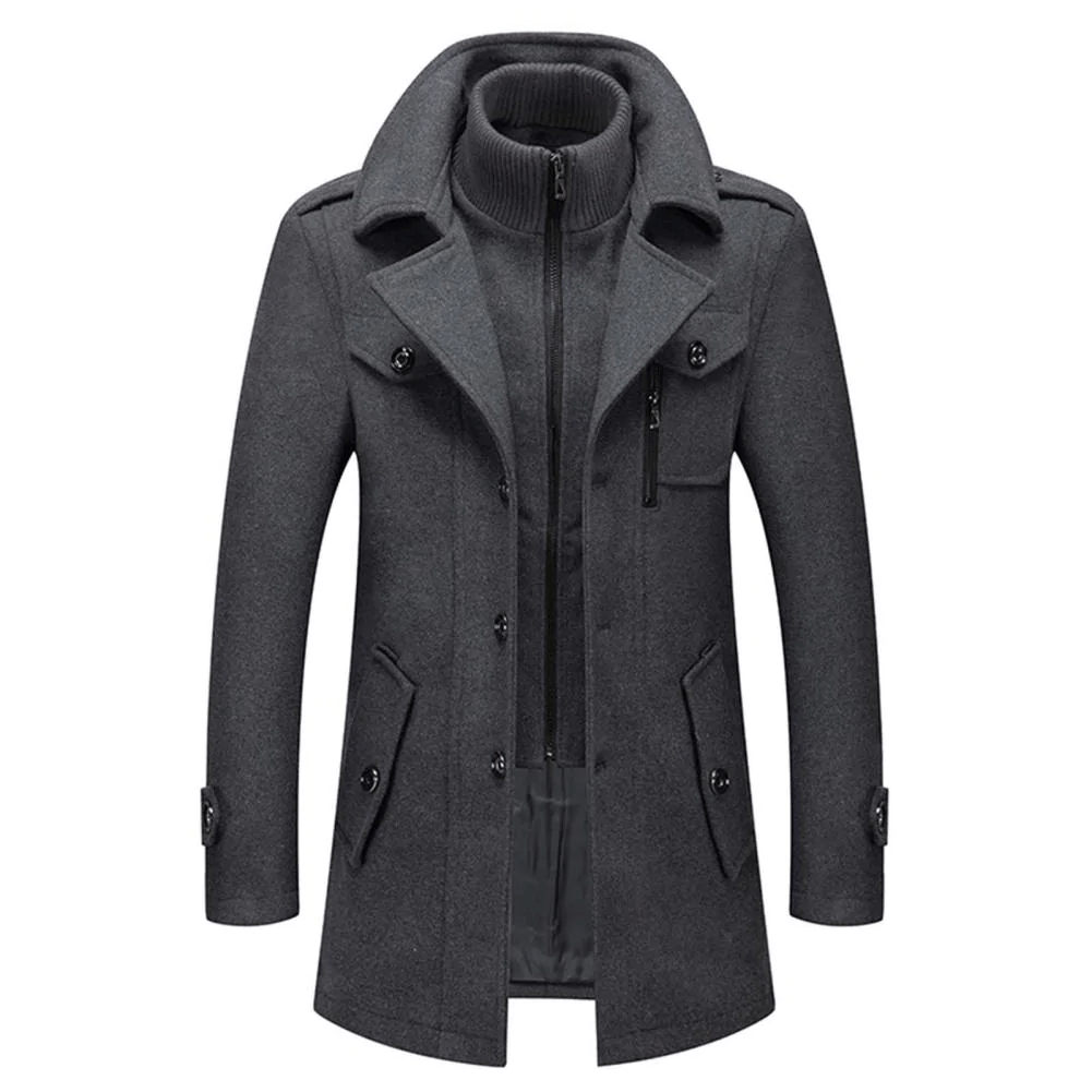 Marina Roca Darío | Abrigo Elegante de Invierno – Gris – photo 3