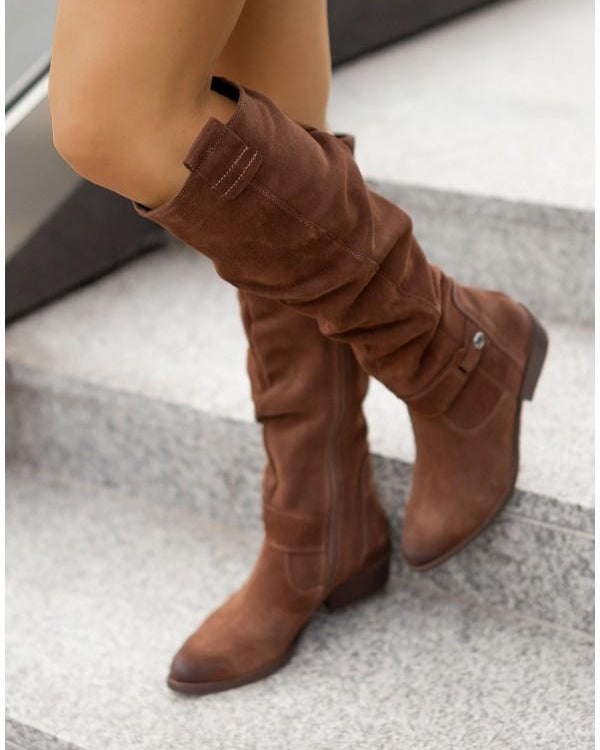 Marina Roca ZAVIRA | Botas de ante elegantes y cálidas para mujer – photo 4