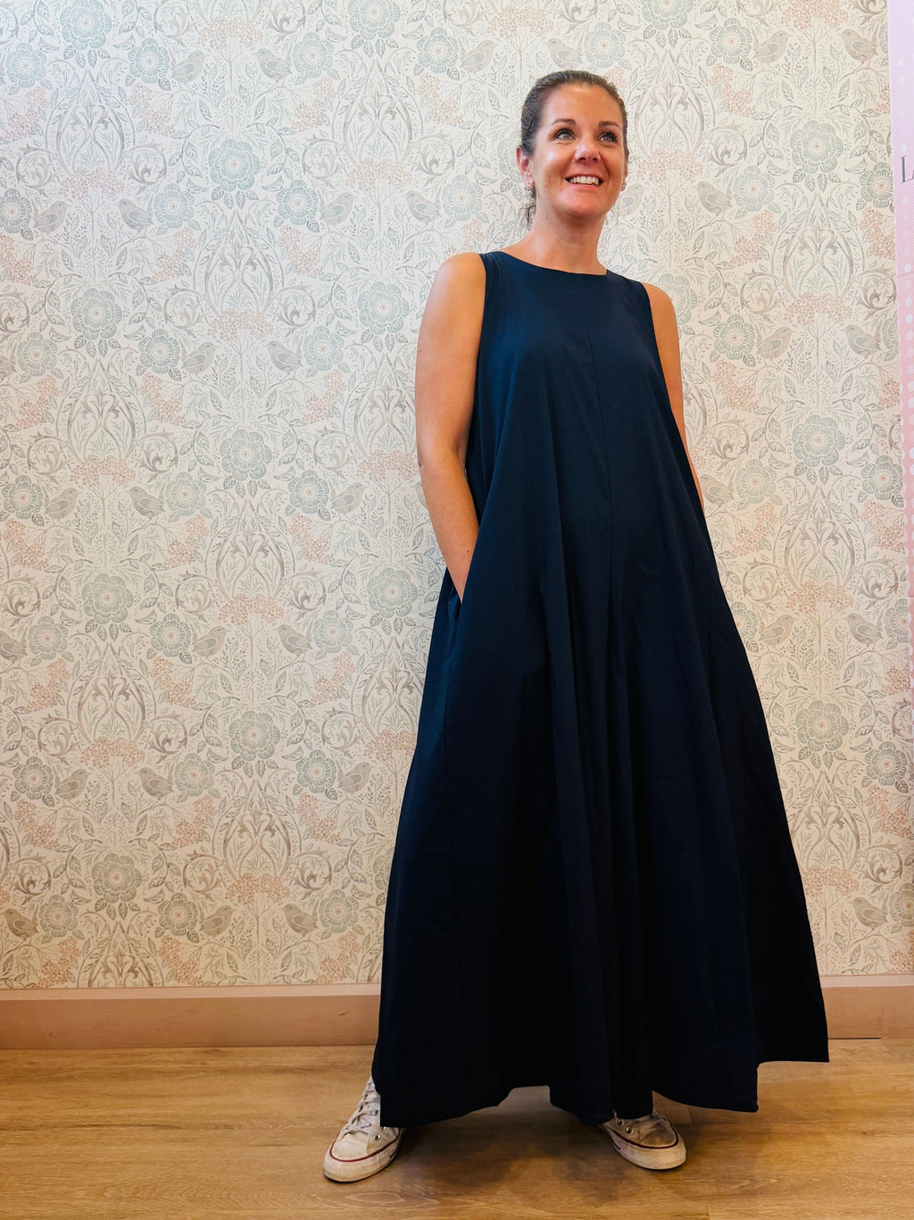 Anamartinezmadrid Miami | Mono Sin Tirantes Mujer Escote Redondo – Azul