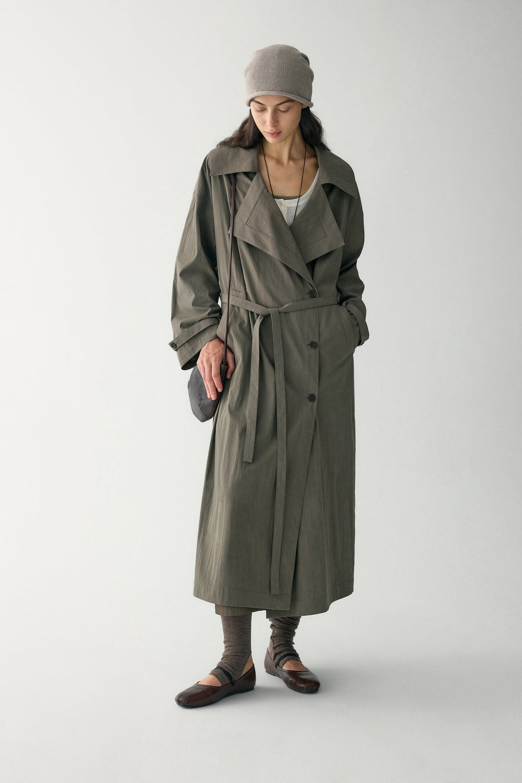 Anamartinezmadrid Elena | Trench Largo con Solapa Ancha – photo 3