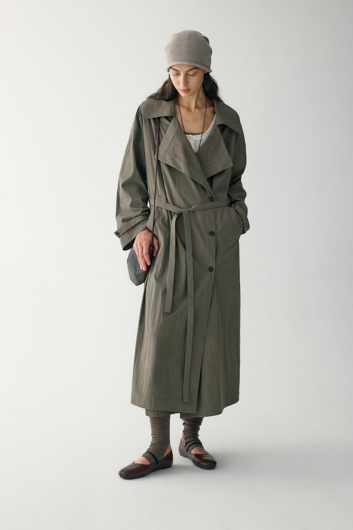 Anamartinezmadrid Elena | Trench Largo con Solapa Ancha – photo 3