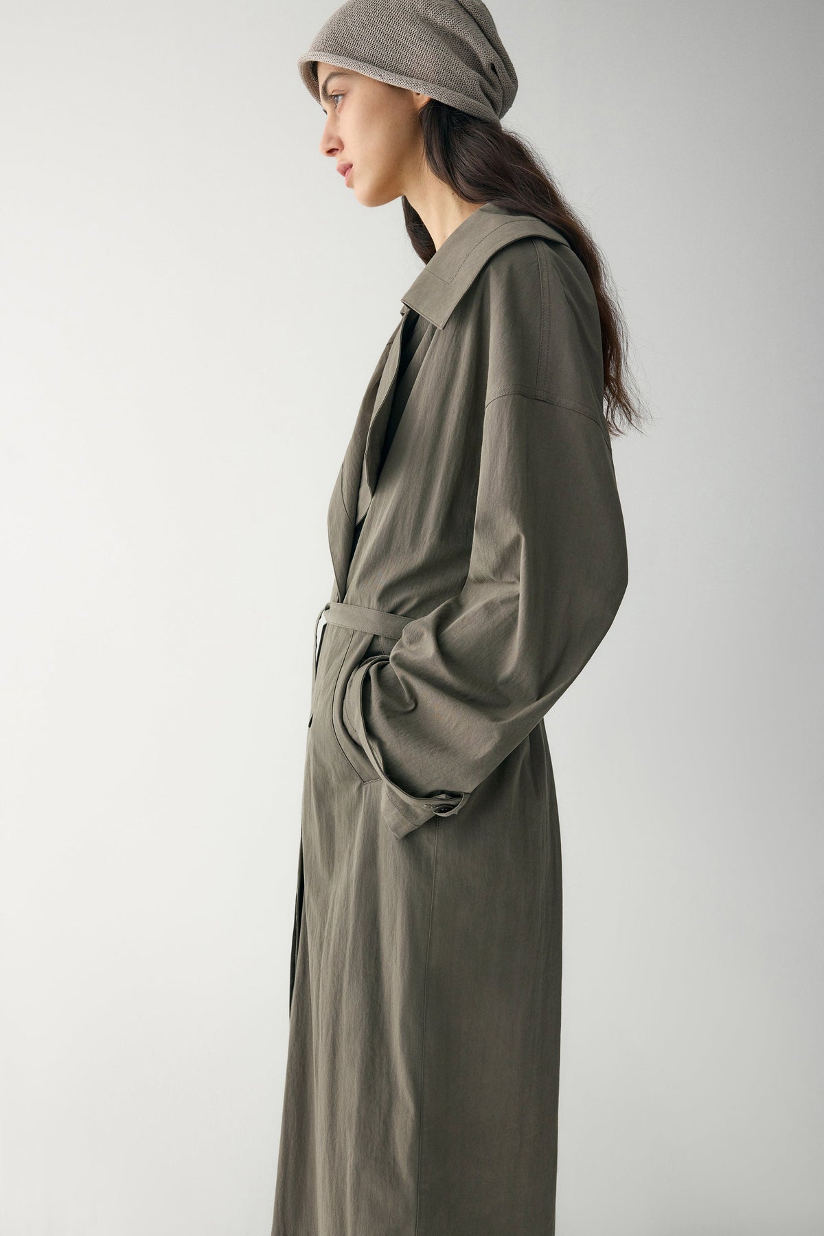 Anamartinezmadrid Elena | Trench Largo con Solapa Ancha – photo 6