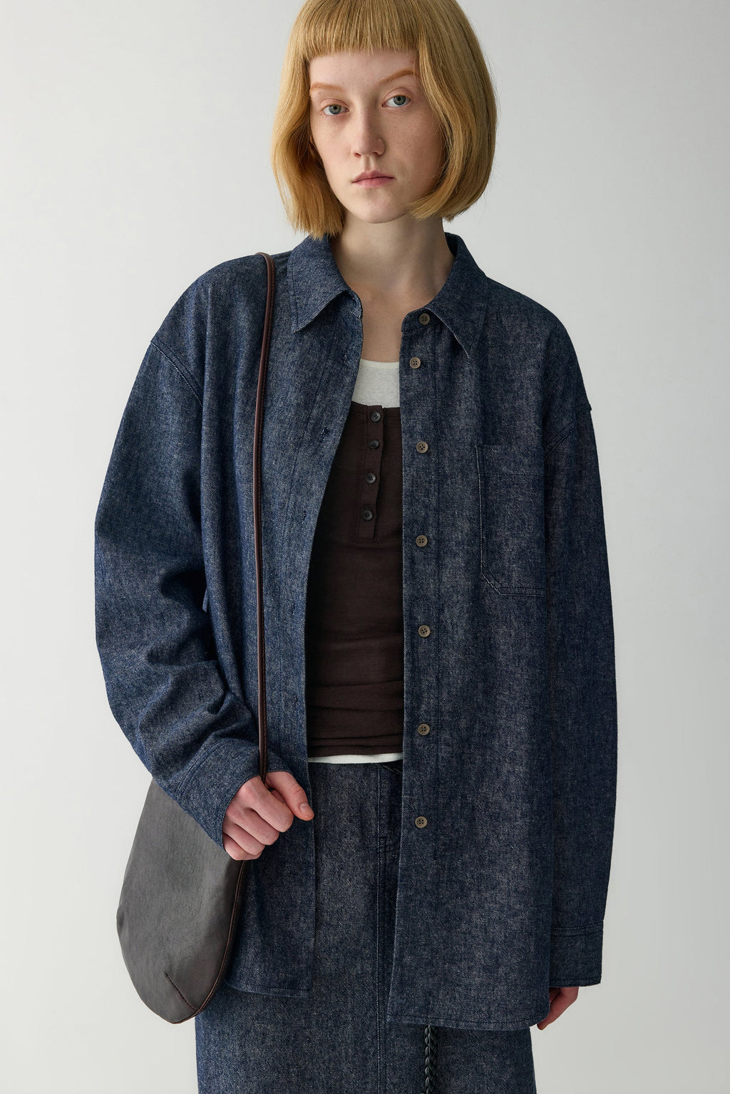 Anamartinezmadrid Silvia | Sobrecamisa de Algodón y Lino – photo 7
