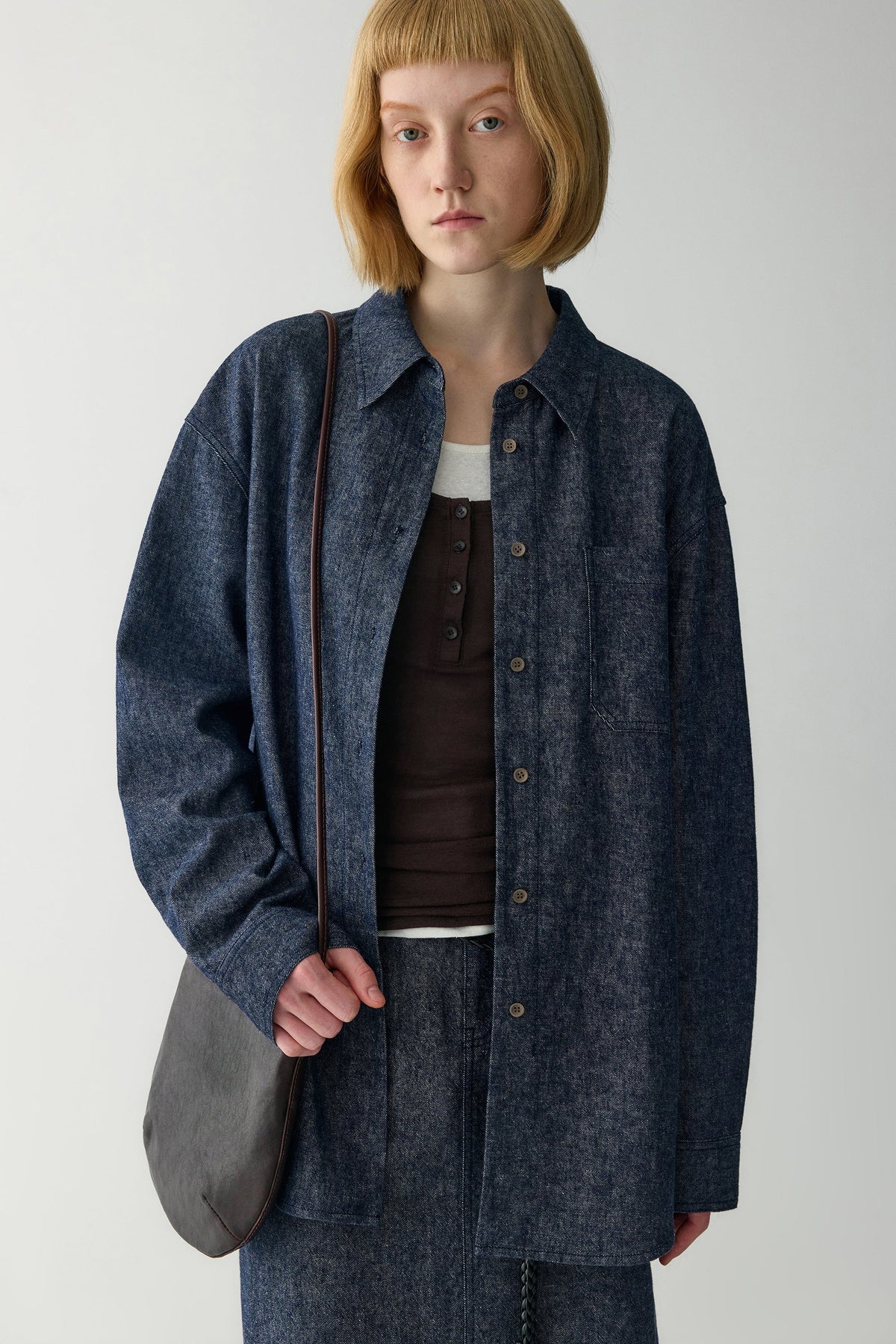Anamartinezmadrid Silvia | Sobrecamisa de Algodón y Lino – photo 7