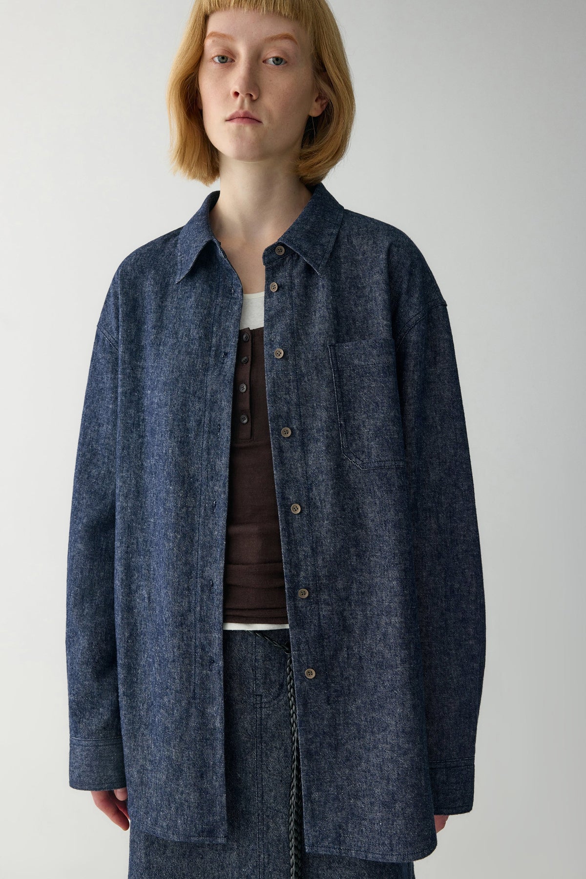 Anamartinezmadrid Silvia | Sobrecamisa de Algodón y Lino – photo 8