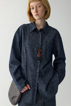 Anamartinezmadrid Silvia | Sobrecamisa de Algodón y Lino – photo 5