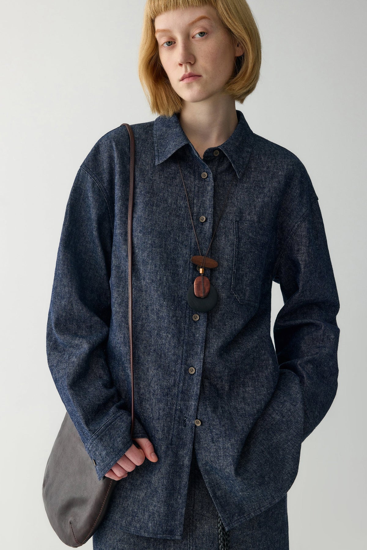 Anamartinezmadrid Silvia | Sobrecamisa de Algodón y Lino – photo 5
