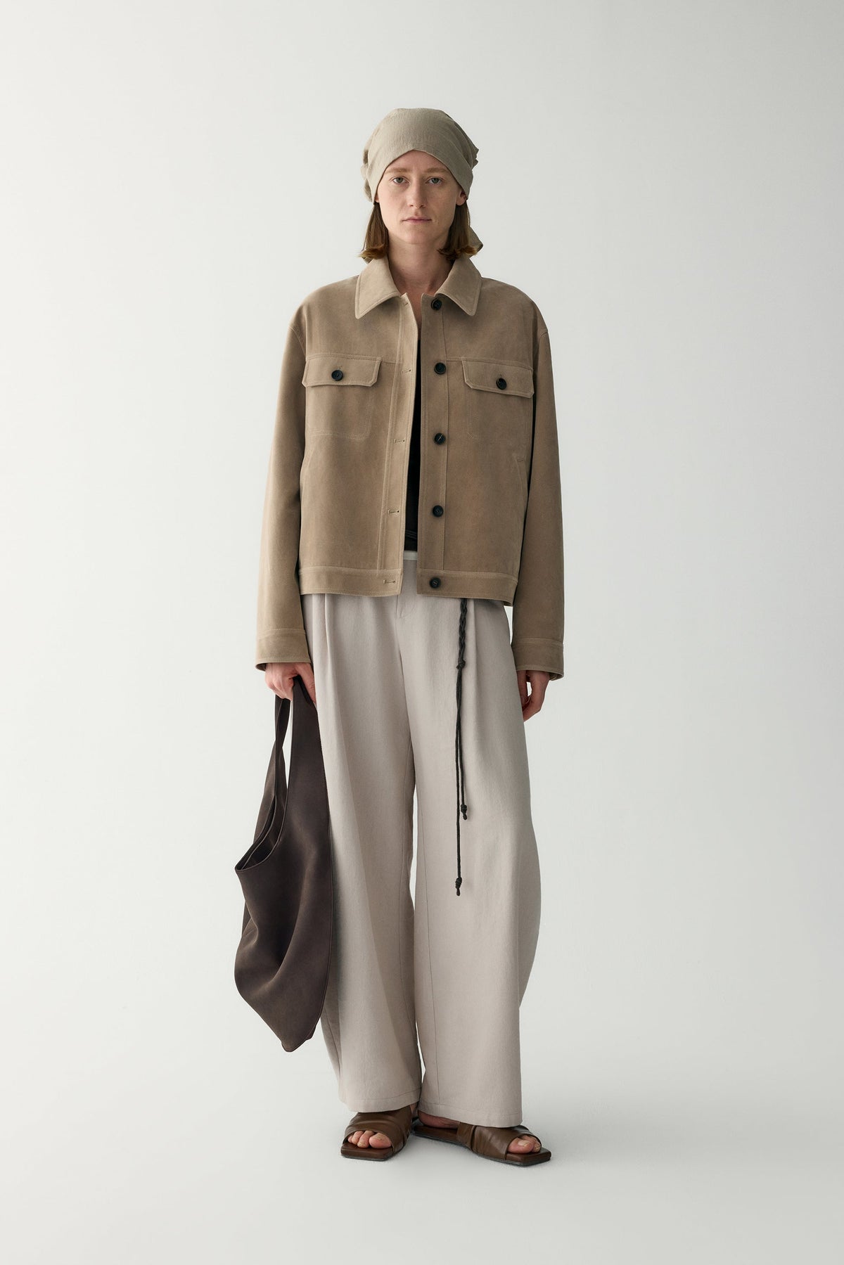 Anamartinezmadrid Nuria | Chaqueta de Ante con Bolsillos de Plastrón – photo 5