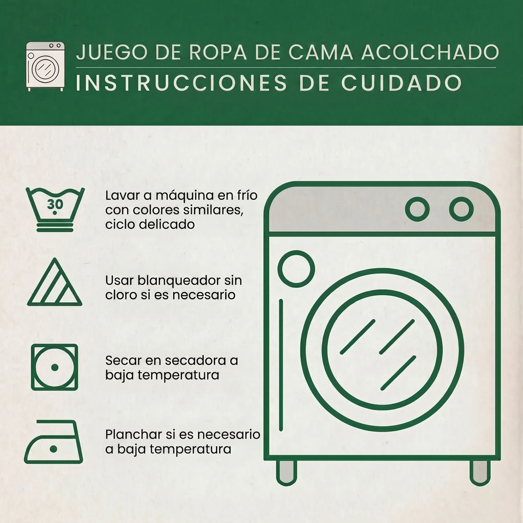 Hecho Bonito Juego de Cama Acolchado de 3 Piezas - Corazones Enamorados – photo 2