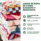 Hecho Bonito Juego de Cama Acolchado de 3 Piezas - Corazones Enamorados – photo 3