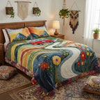 Hecho Bonito Juego de Cama Acolchado de 3 Piezas - Viaje Vintage – photo 4