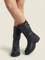 cherystylefashion Olaya - Botas Cubiertas con Cremallera