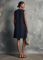 Anamartinezmadrid Aurelia | Minivestido sin Mangas con Botones Asimétricos – photo 5