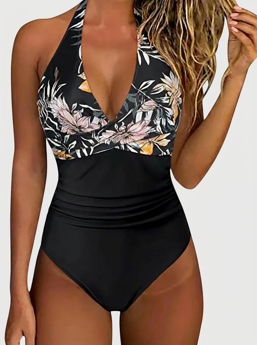 Navarro Granada Florencia - Bañador Elegante para Mujer con Escote en V – Negro – photo 4