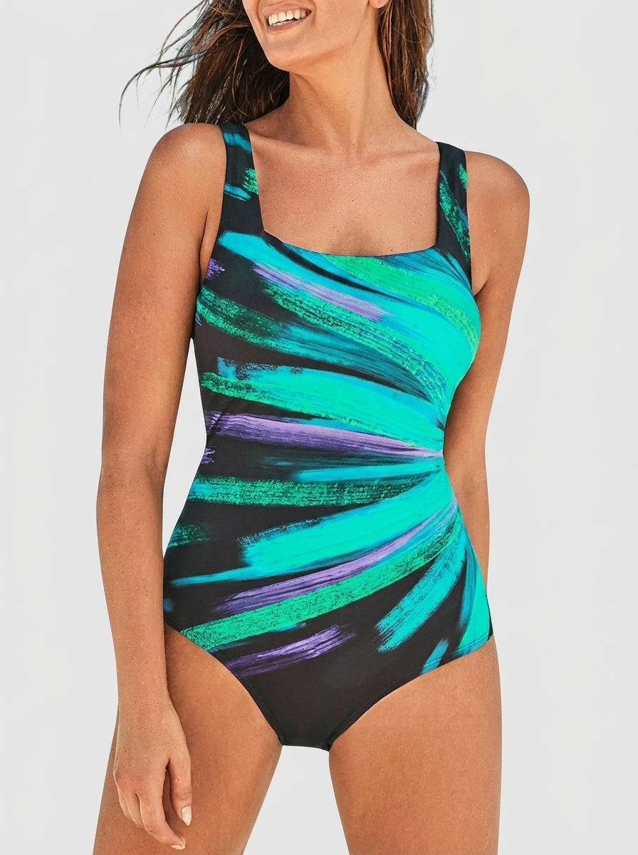 Navarro Granada Alba - Bañador Escultor – Verde/Negro – photo 7