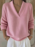 Casa Provincial Violeta - Jersey Holgado con Cuello de Pico – Rosa – photo 2