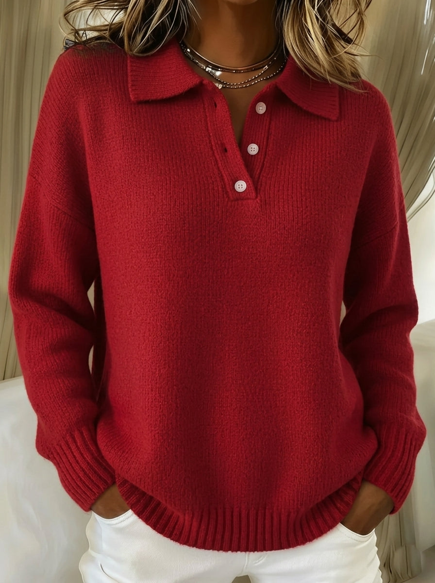 Casa Provincial Marina - Jersey Polo Suave – Rojo – photo 3