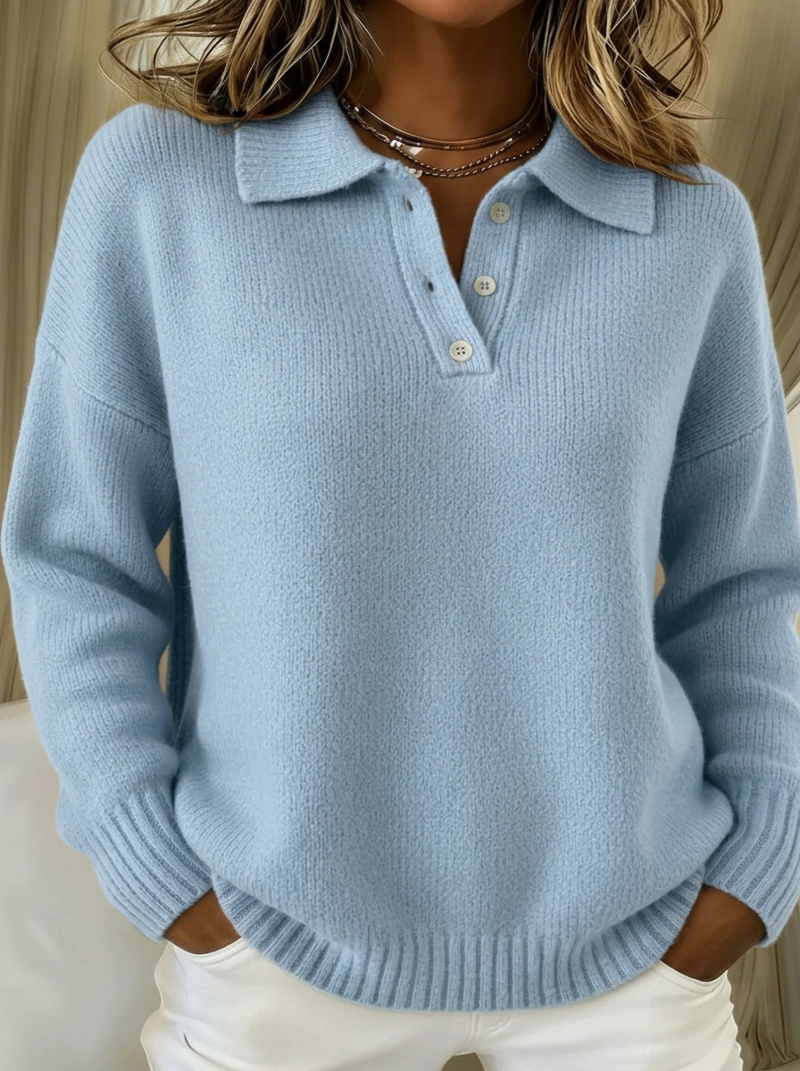 Casa Provincial Marina - Jersey Polo Suave – Azul Claro