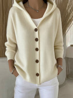 Casa Provincial Amparo - Chaqueta de Punto con Capucha – Beige – photo 2