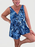 Navarro Granada Dahlia - Vestido de Baño Elegante – Azul