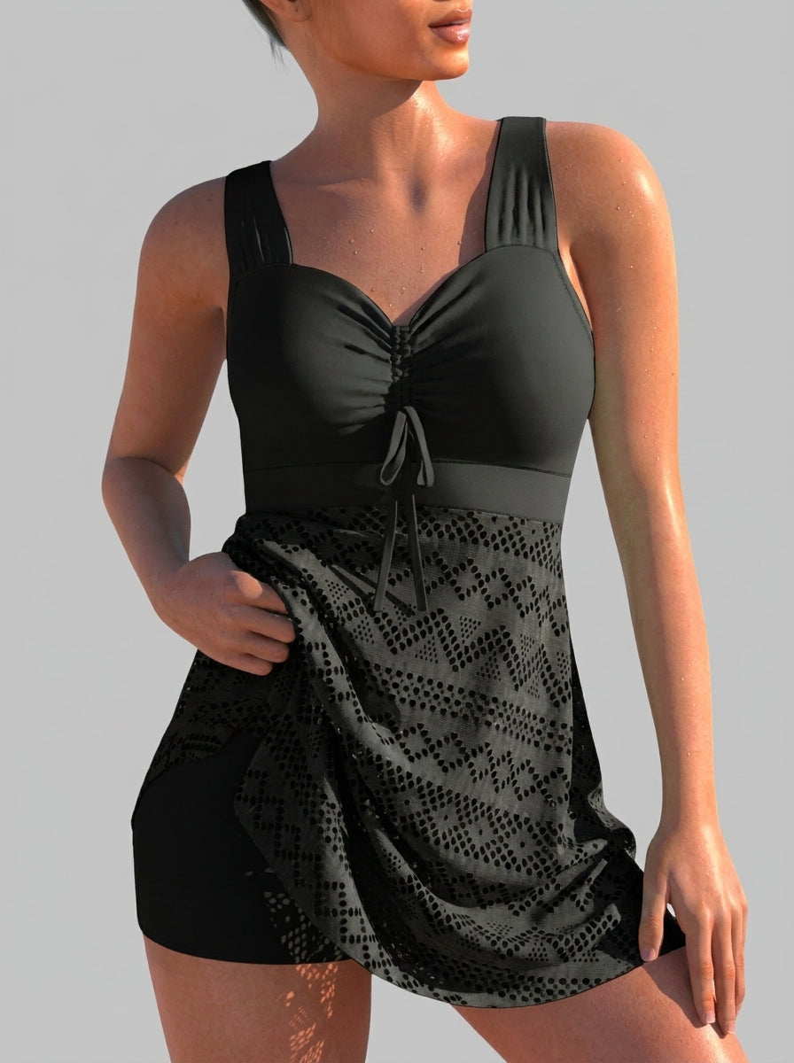 Navarro Granada Isabella - Bañador de Dos Piezas con Falda – Negro – photo 7