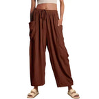 Marina Roca Ember | Pantalones de Pierna Ancha Sin Esfuerzo – Marrón – photo 5