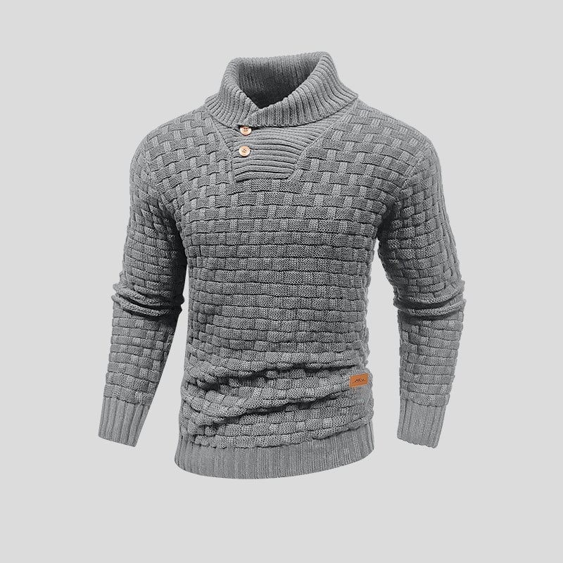 Marina Roca OSLO | Suéter de punto trenzado – Gris – photo 6