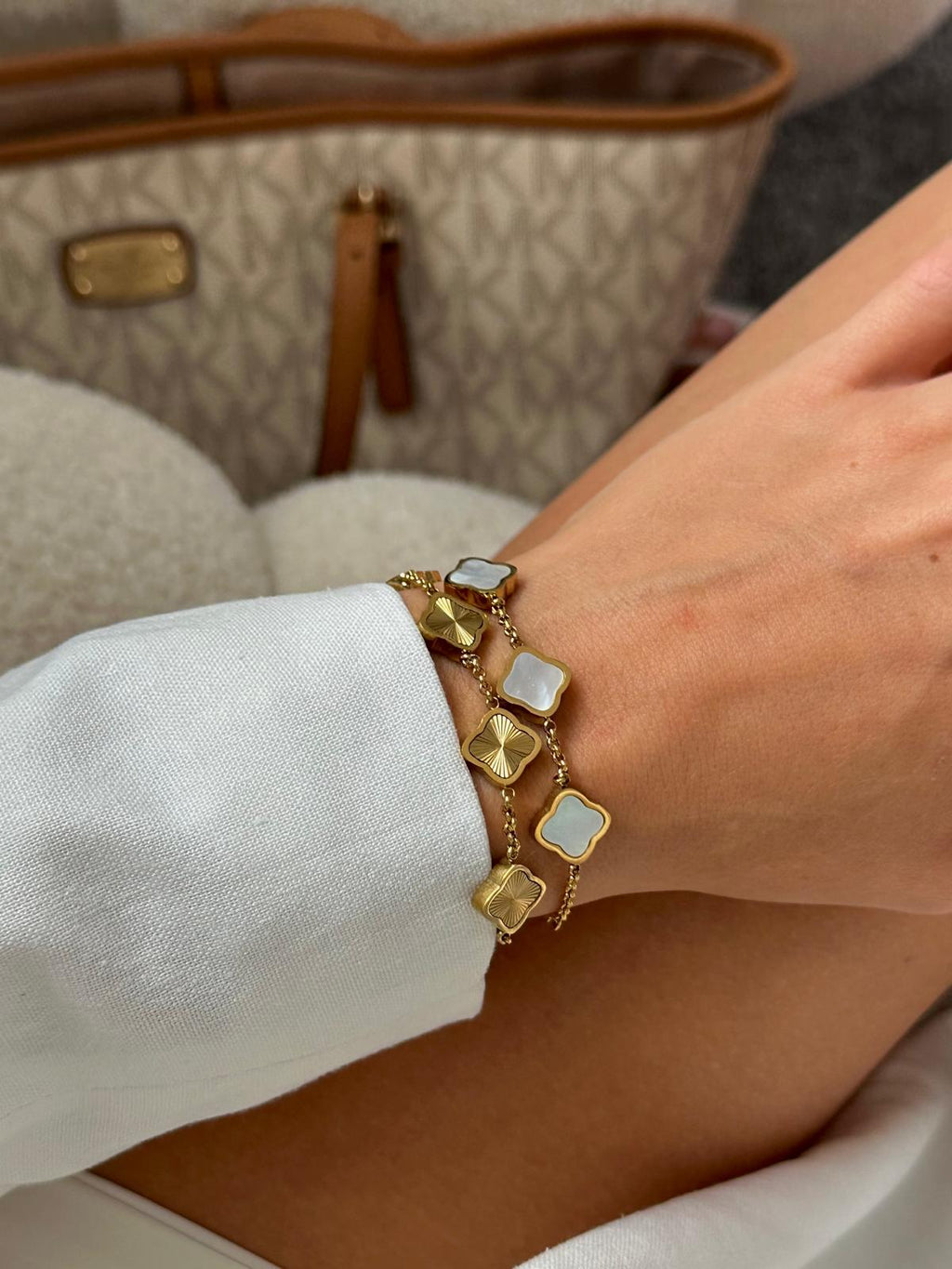 Marina Roca Pulsera trévol estilo Celine – photo 6
