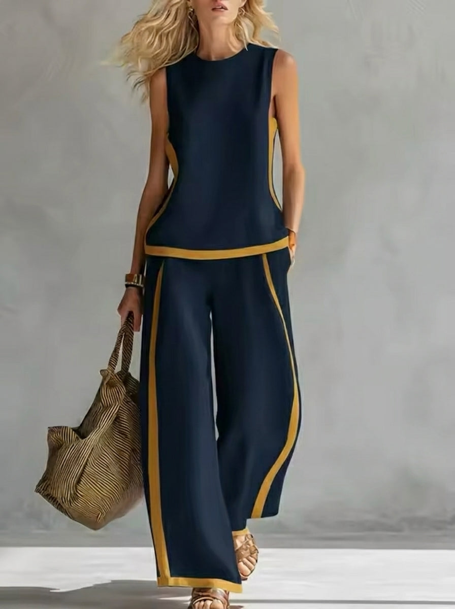 Helena Romero Elena - Conjunto Elegante y Favorecedor – Azul Oscuro – photo 3