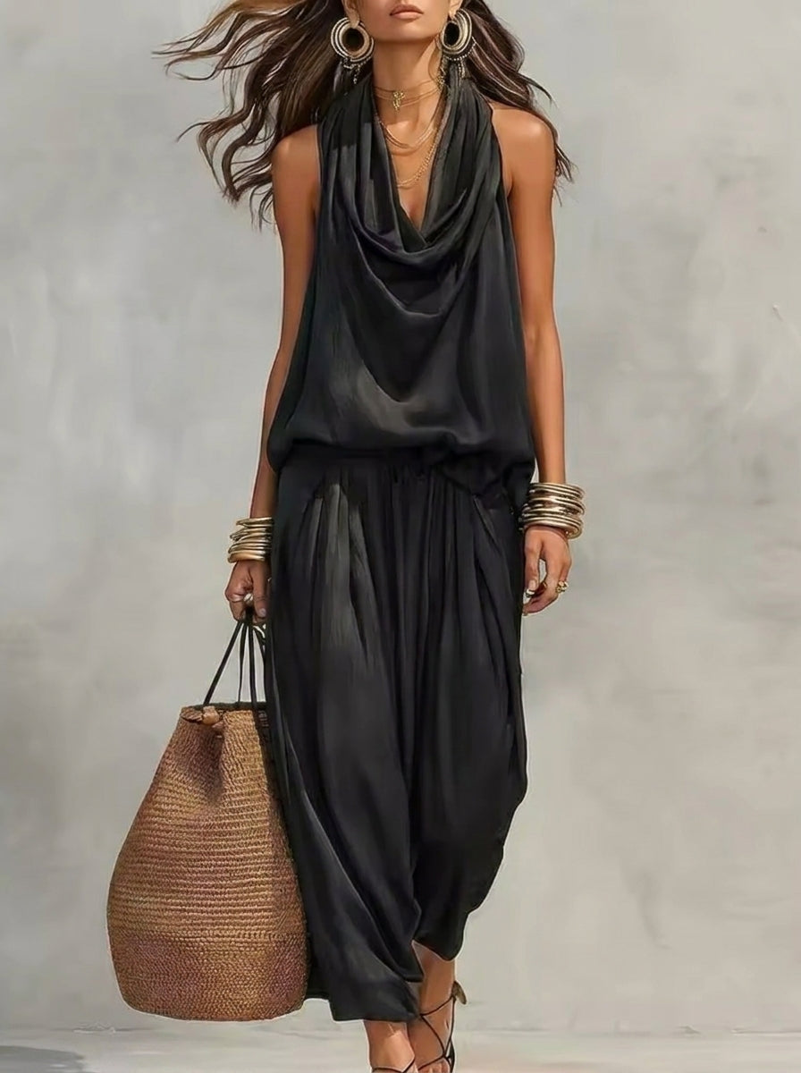 Helena Romero Paqui - Mono Elegante y Favorecedor – Negro – photo 3