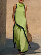Helena Romero Marta - Conjunto Elegante Artesanal – Verde – photo 5