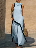 Helena Romero Marta - Conjunto Elegante Artesanal – Azul – photo 4